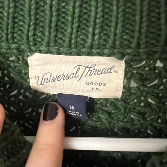Green Knit Sweater Universal Threads - Picture 3 of 3